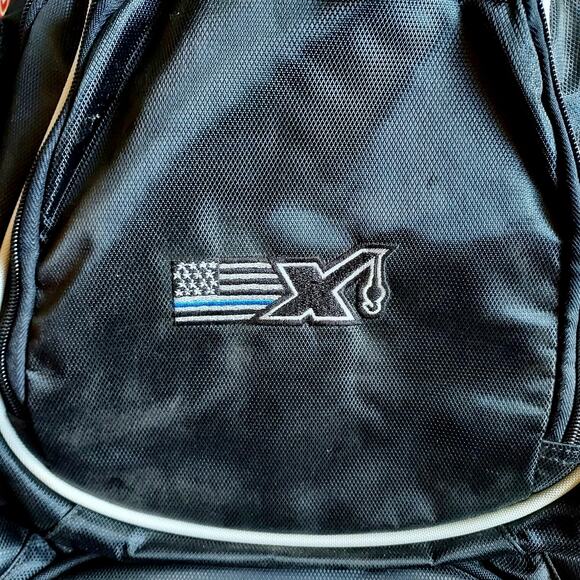 NEW OGIO Bounty Hunter 17" Computer Laptop Backpack Black Thin Blue Line Logo - Picture 10 of 11